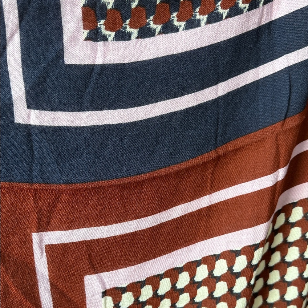 J Crew Geometric Patterned Scarf - Picture 2 of 8